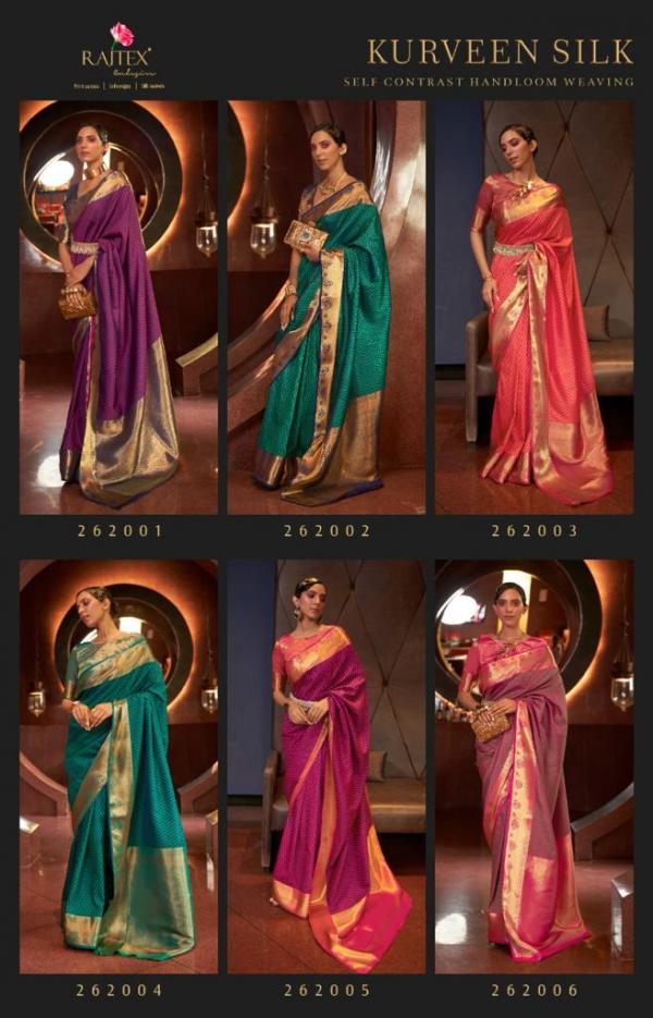 Rajtex Kurveen Silk Designer Exclusive saree Collection 